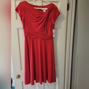 J. Howard Elegant Red Women's Dress NWT Size 12 Pit To Pit Is 20 W/stretch